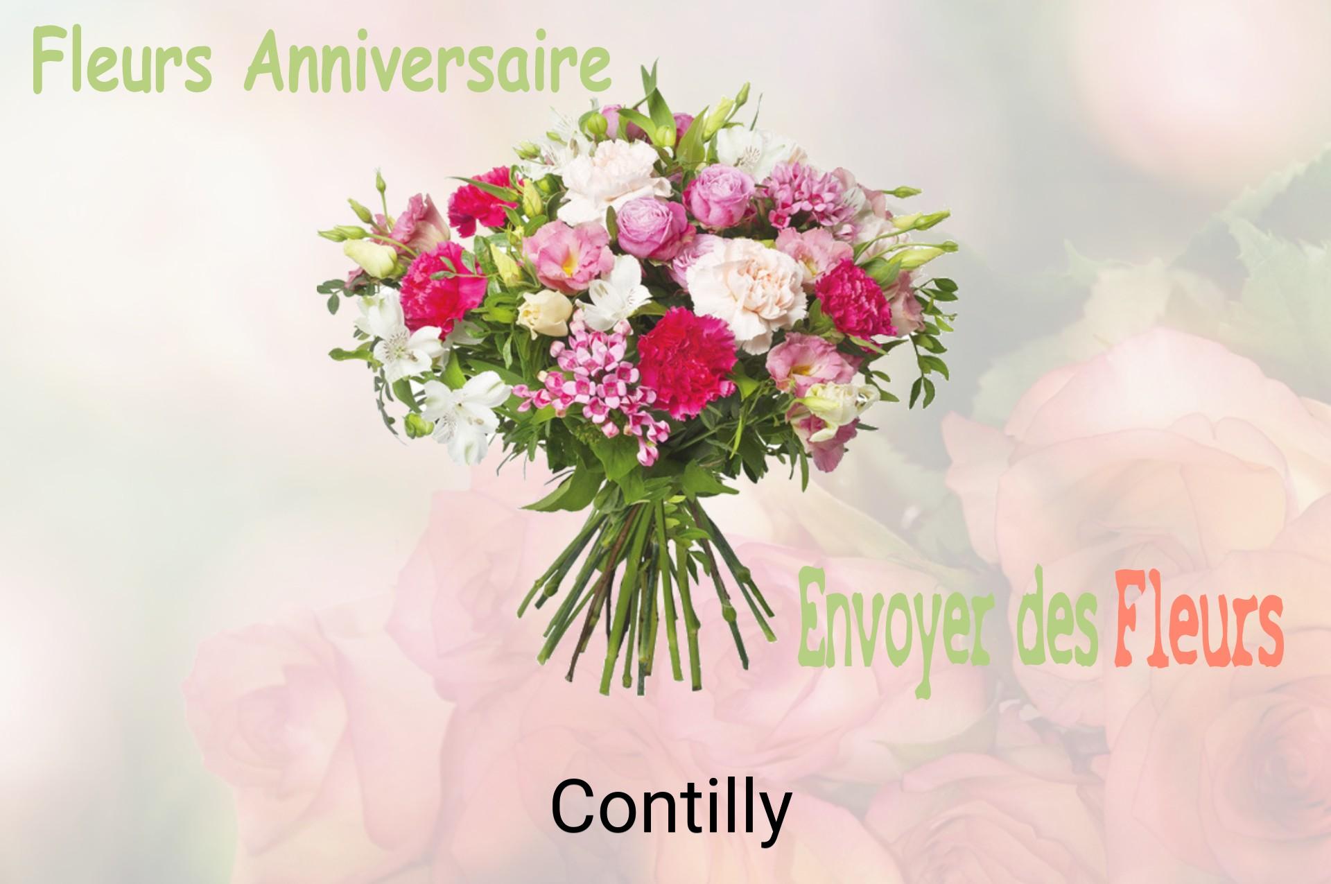 Bouquet de fleurs d’anniversaire livré à Contilly